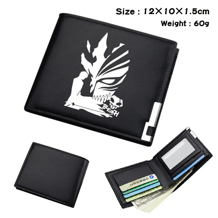 BLEACH Animation Derivative Purse Fold Short Wallet Portable Coin Purse