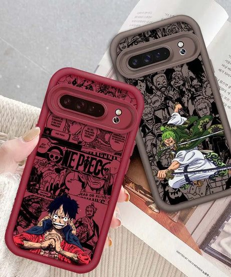 One Piece Eye Ladder Case – Shockproof Soft TPU Cover for Google Pixel 9–7A Pro/XL 5G