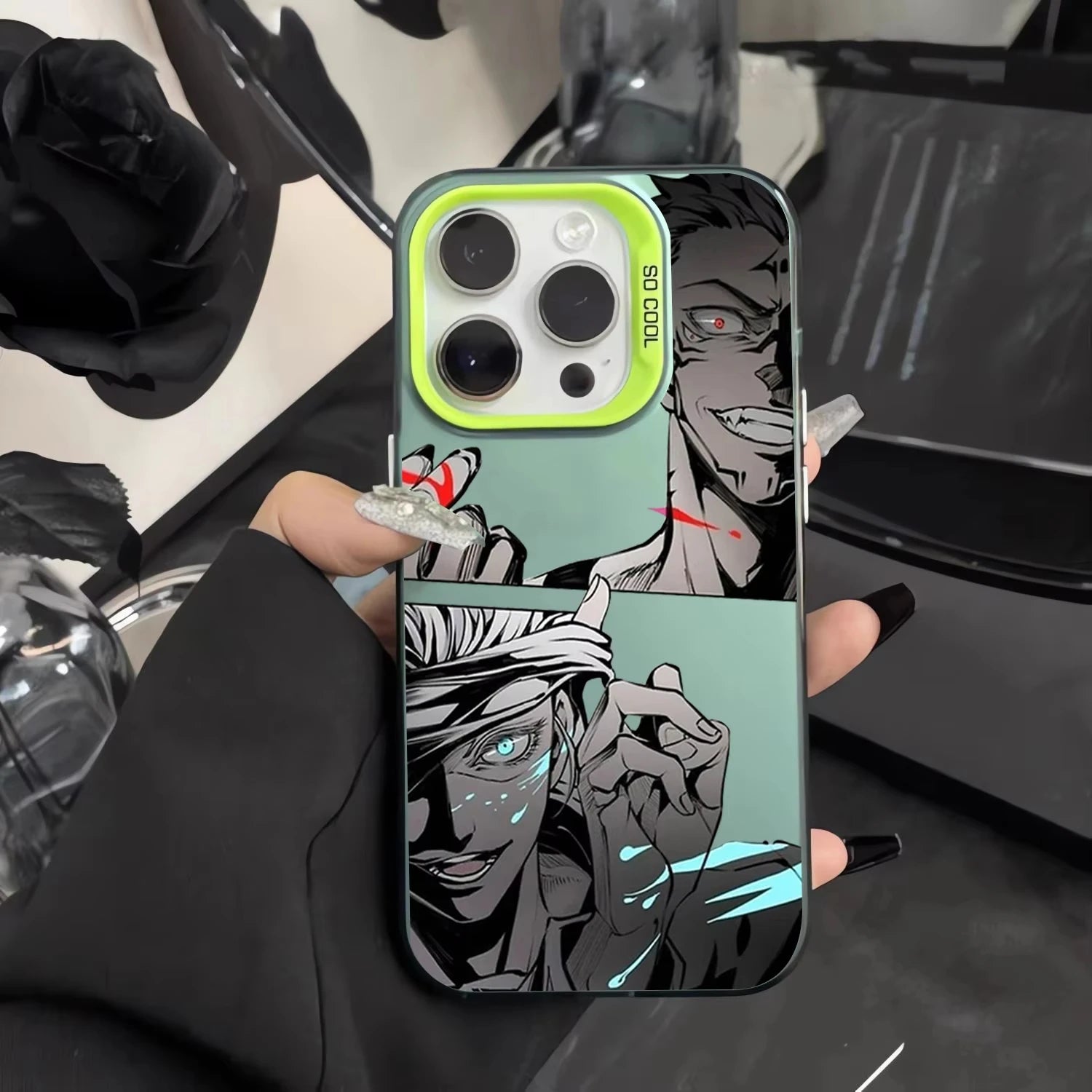 Hot Anime J-Jujutsu Kaisen Gojo Phone Case For iPhone 16e 16 Pro Max 15 14 Plus 13 12 Mini 11 Pro Shockproof Silicone Back Cover