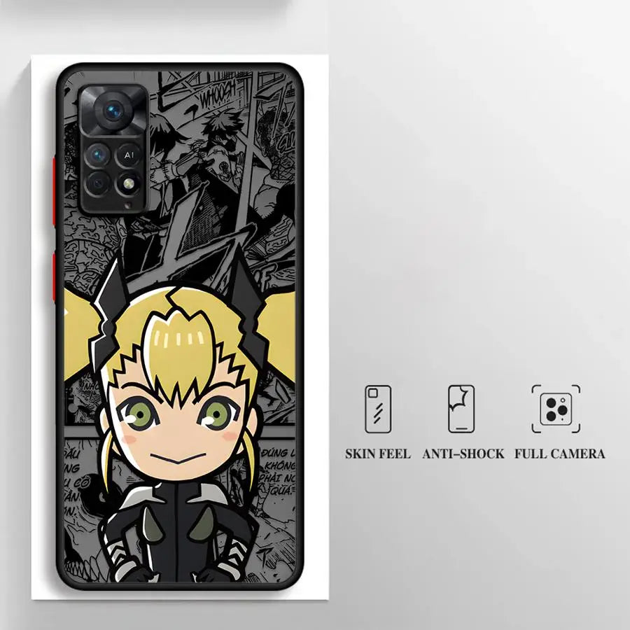 Anime Kaiju No.8 Phone Case for Xiaomi Redmi Note 11Pro 11T 14 10Pro 9 11S 9S 12 13 Pro 10S 9Pro 11 8 Matte Cover