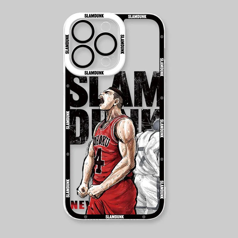 Anime Cool Slam Dunk Case For Samsung Galaxy A54 A34 A24 A14 A13 A53 A33 A73 A23 A05 A05S A72 A52 A52S A32 A22 A12 A51 A71 Etui