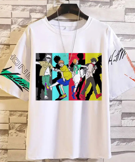 Anime Summer Jujutsu Kaisen T-Shirt Gojo Satoru Clothes Men and Women Fashion T Shirts Short Sleeves Casual Tops birthday gifts