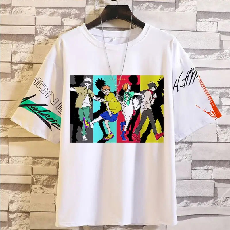 Anime Summer Jujutsu Kaisen T-Shirt Gojo Satoru Clothes Men and Women Fashion T Shirts Short Sleeves Casual Tops birthday gifts