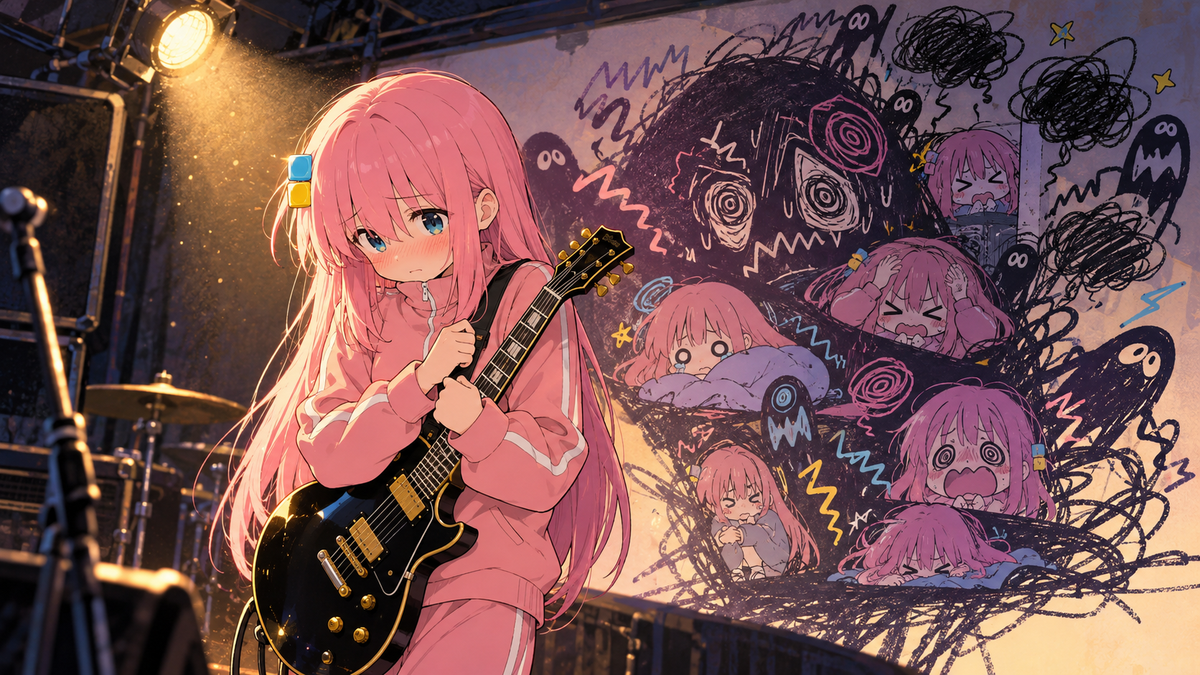 5 Ways Bocchi the Rock! Turns Anxiety into Visual Comedy