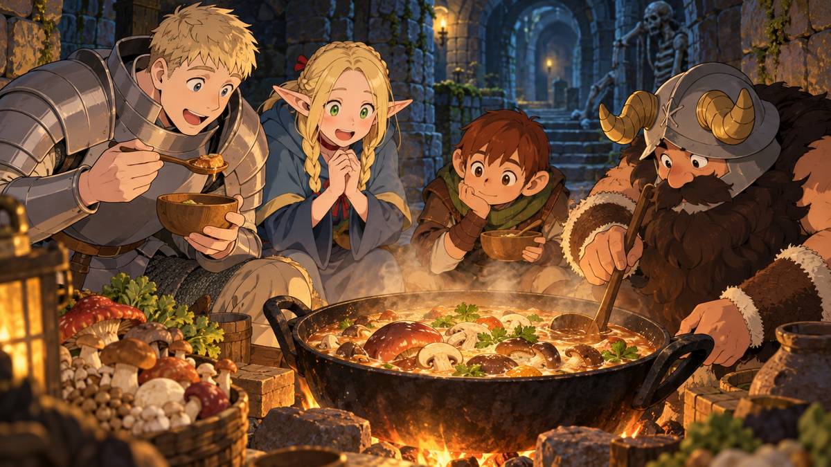 Delicious in Dungeon: Why Cooking Changes the Adventure