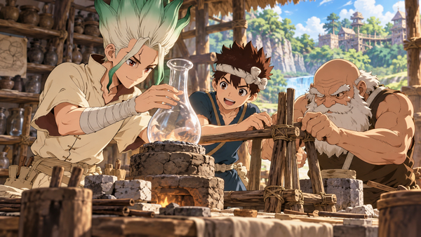 Dr. Stone: Why Every Invention Is a Team Effort