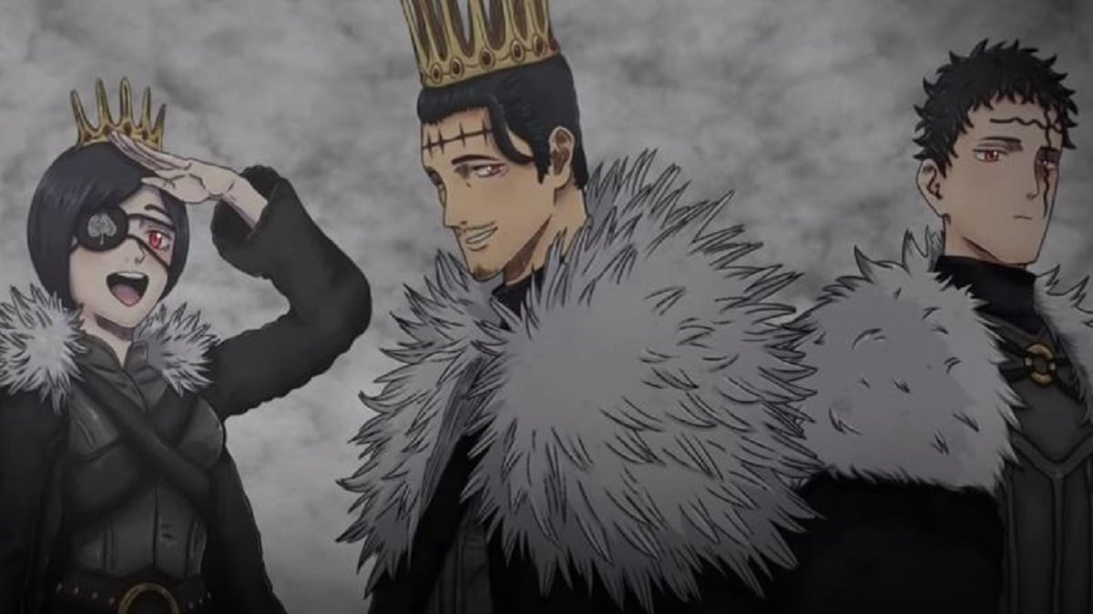 3 Members of the Dark Triad “Black Clover”, Ruler of the Spade Kingdom