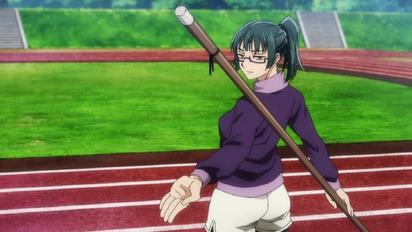 9 The Power of Maki Zenin "Jujutsu Kaisen", Magician Using Cursed Weapons