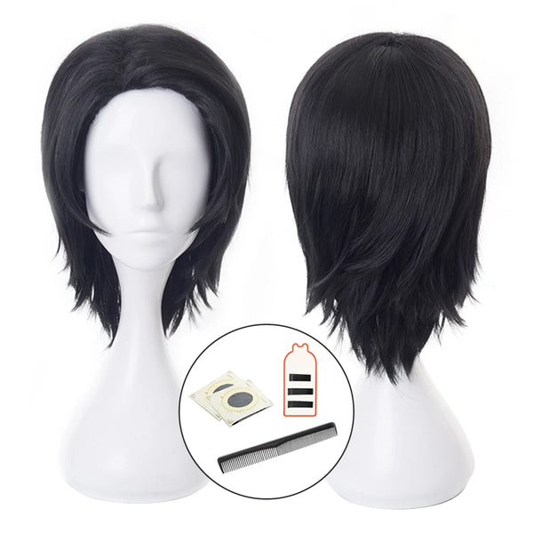 Anime Jujutsu Kaisen Yuta Okkotsu Cosplay Wig – Short Black Synthetic Hair