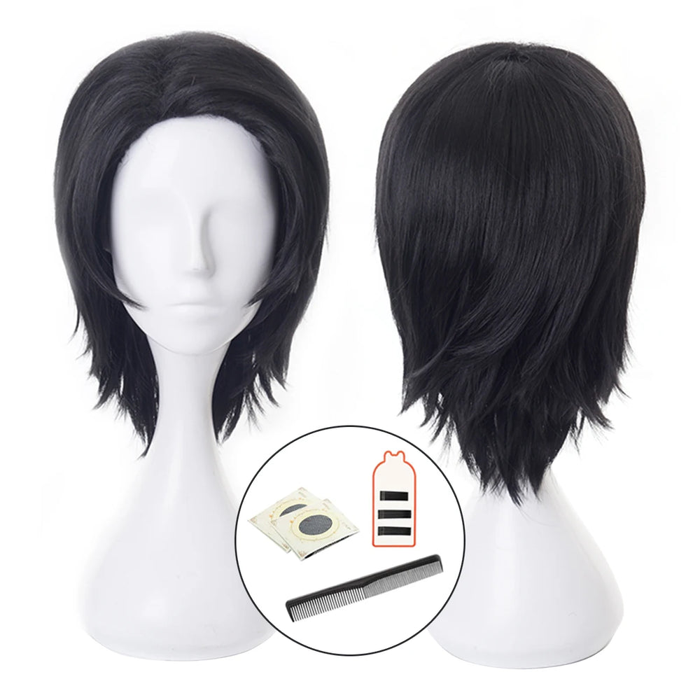 Anime Jujutsu Kaisen Yuta Okkotsu Cosplay Wig – Short Black Synthetic Hair 7