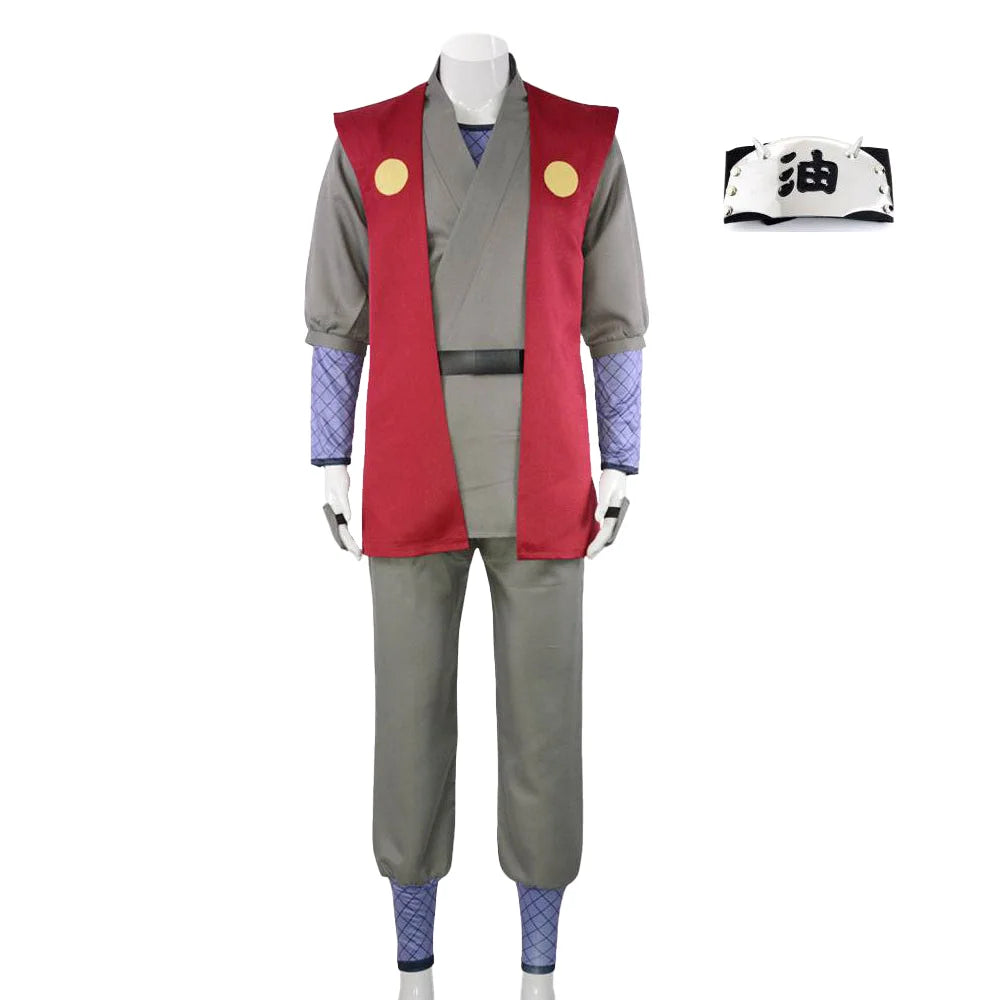 Anime Naruto Jiraiya Cosplay Costume – Premium Toad Sage Uniform Full Set for Men 5