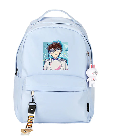 Detective Conan Kawaii Candy Color Backpack - Small School Travel Bag