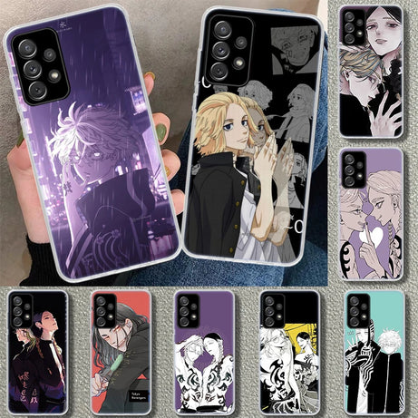 Anime Tokyo Revengers Phone Case for Samsung Galaxy A15 A25 A35 A55 A14 A24 A34 A54 A04S A13 A23 A33 A53 A03S A52 A12 A22 A32 A02