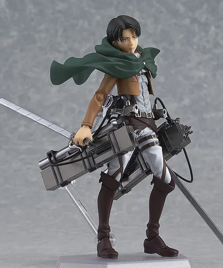 15cm Attack on Titan Levi Rivaille Rival Mikasa Ackerman Eren Jaeger Action figure toys doll Christmas gift with box