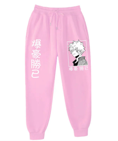 Anime My Hero Academia Katsuki Bakugo Harajuku Men's Pants Print Joggers Male Trousers Casual Sweatpants Sweatpants