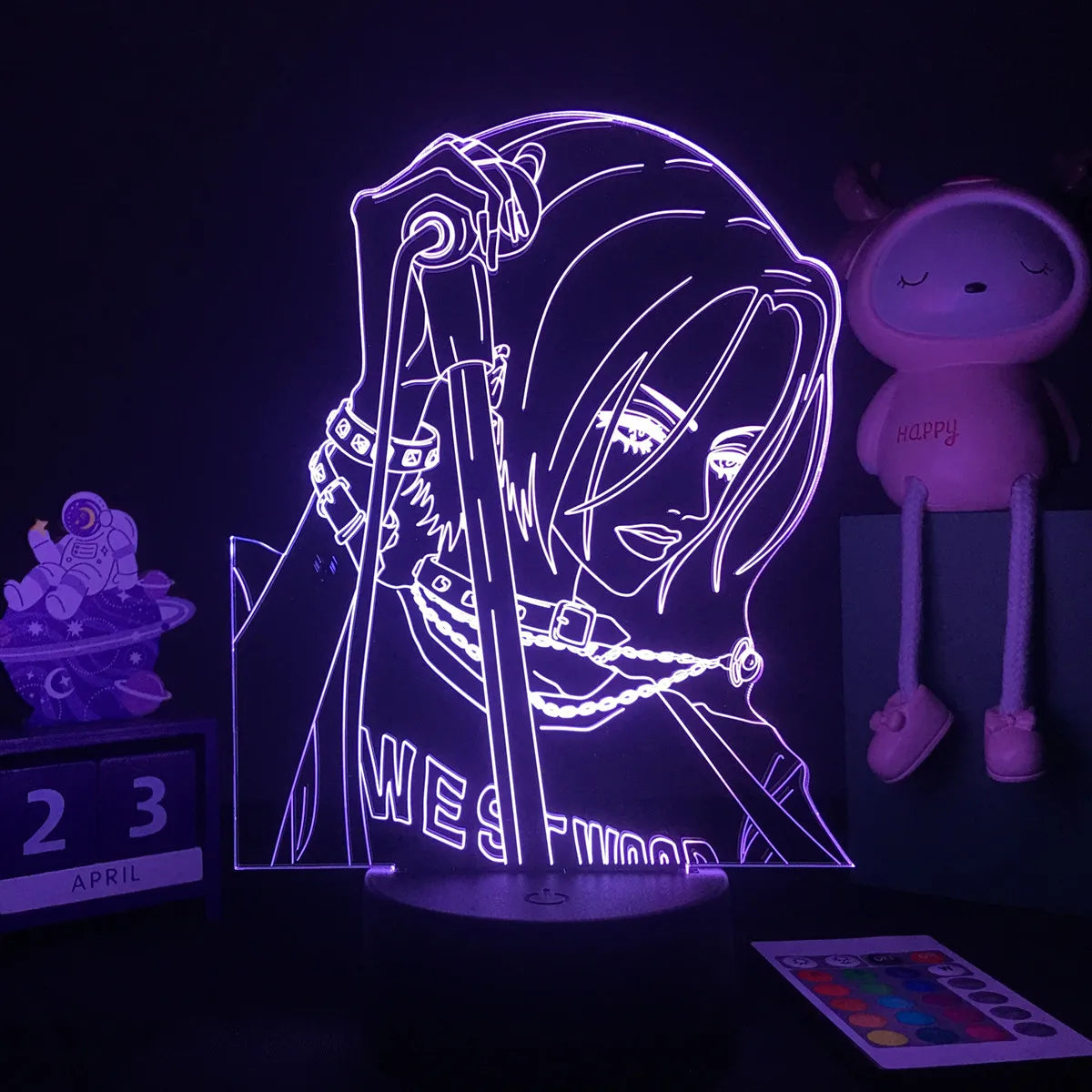 Anime Nana 3D LED Nightlight for Bedroom Decor Table Lamp Nana Osaki Figure Kids Child Girls Light Manga