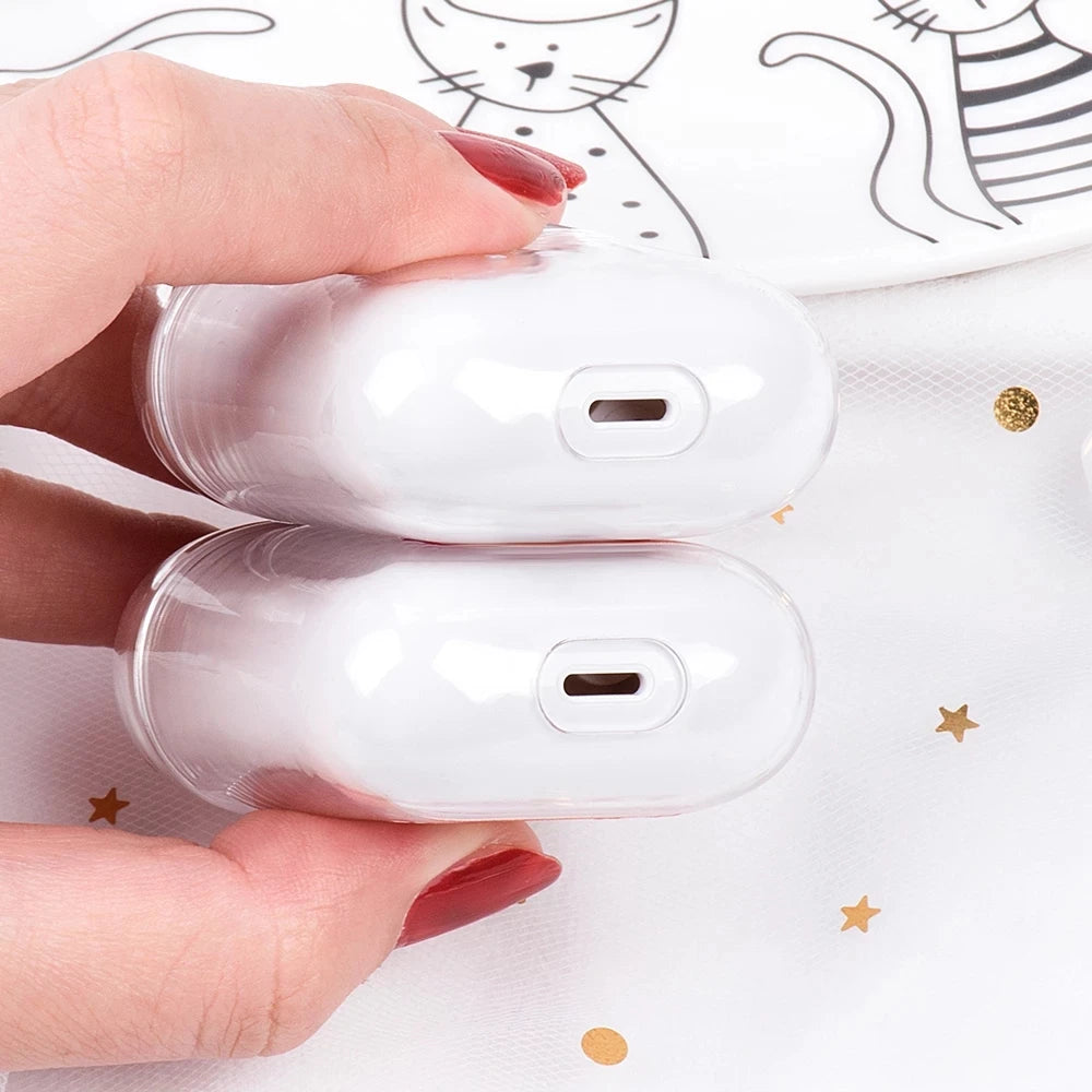 Soft Case for AirPods 1 2 Pro 3 4 Wirless Bluetooth Headphone Cover Anime Transparent Earphone Shell for Pro2