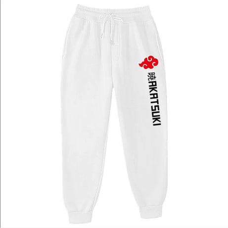 Anime  Pants Akatsuki Fleece Trousers Fashion Printed Men Women Jogging Pants Hip hop Streetwear Comfortable Sweatpants