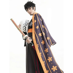 One Piece Trafalgar Law (Wano) Cosplay Kimono