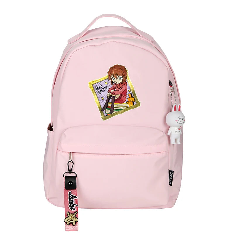 Detective Conan Kawaii Candy Color Backpack - Small School Travel Bag