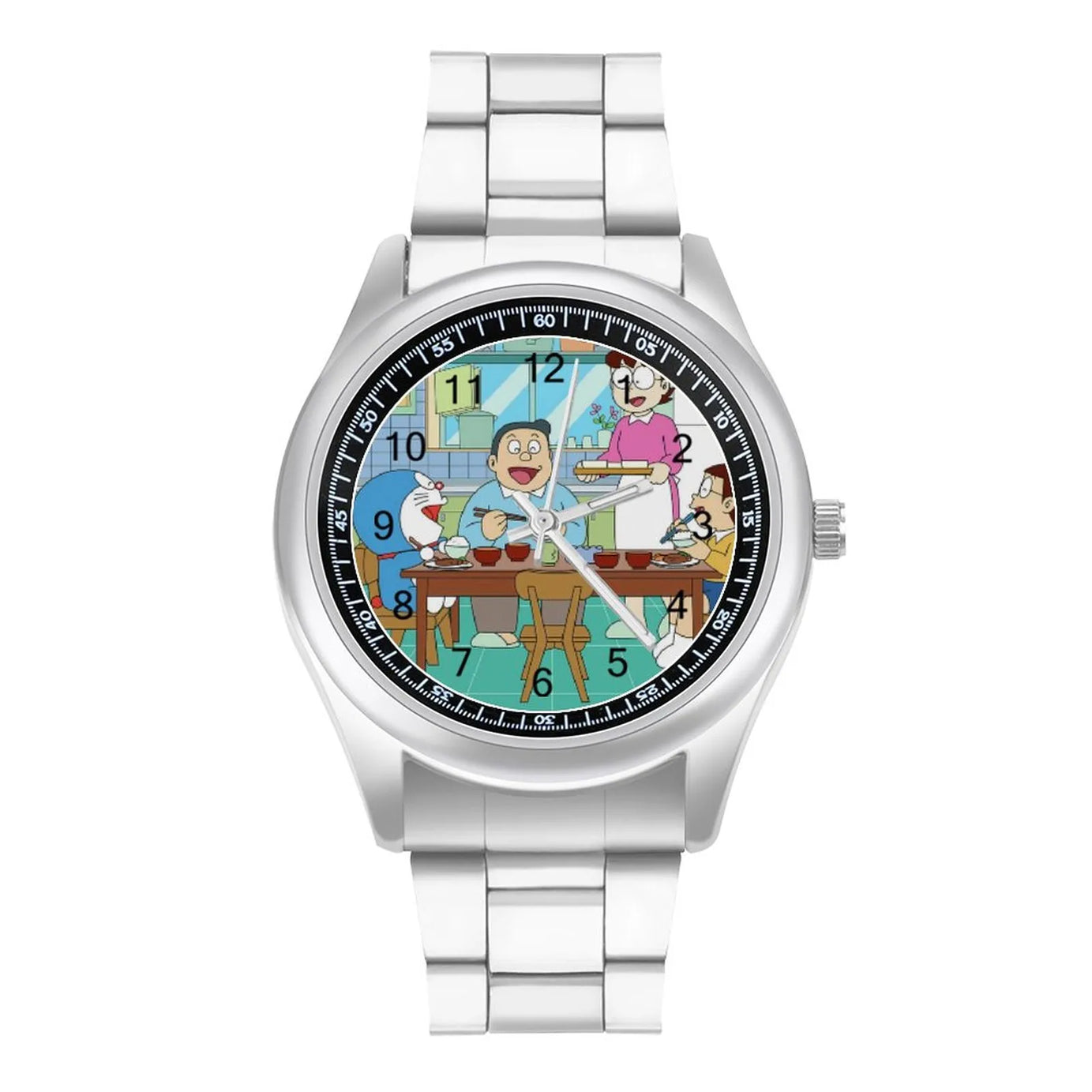 Doraemon Quartz Watch Business Elegant Wrist Watch Stainless Photo Hit Sales Boys Wristwatch