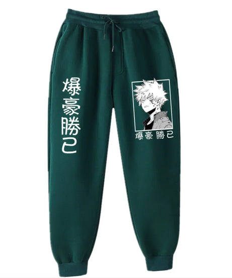 Anime My Hero Academia Katsuki Bakugo Harajuku Men's Pants Print Joggers Male Trousers Casual Sweatpants Sweatpants