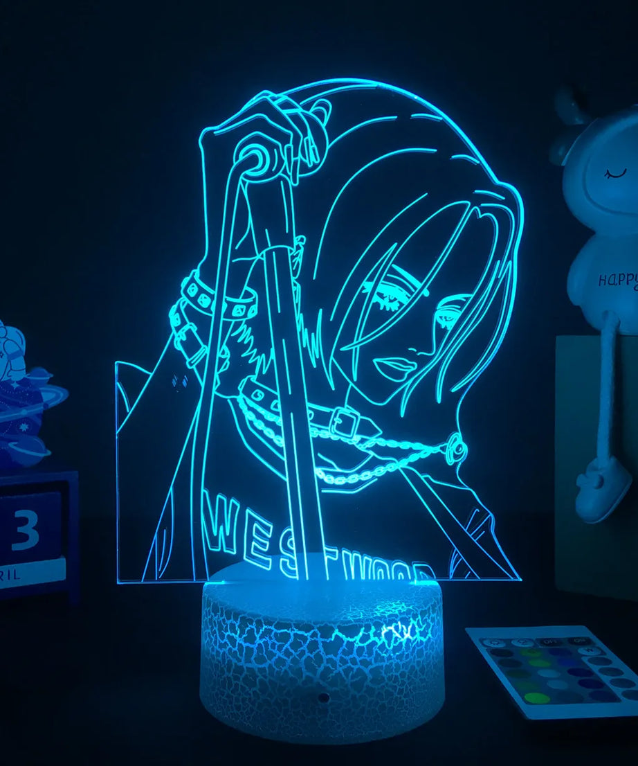 Anime Nana 3D LED Nightlight for Bedroom Decor Table Lamp Nana Osaki Figure Kids Child Girls Light Manga