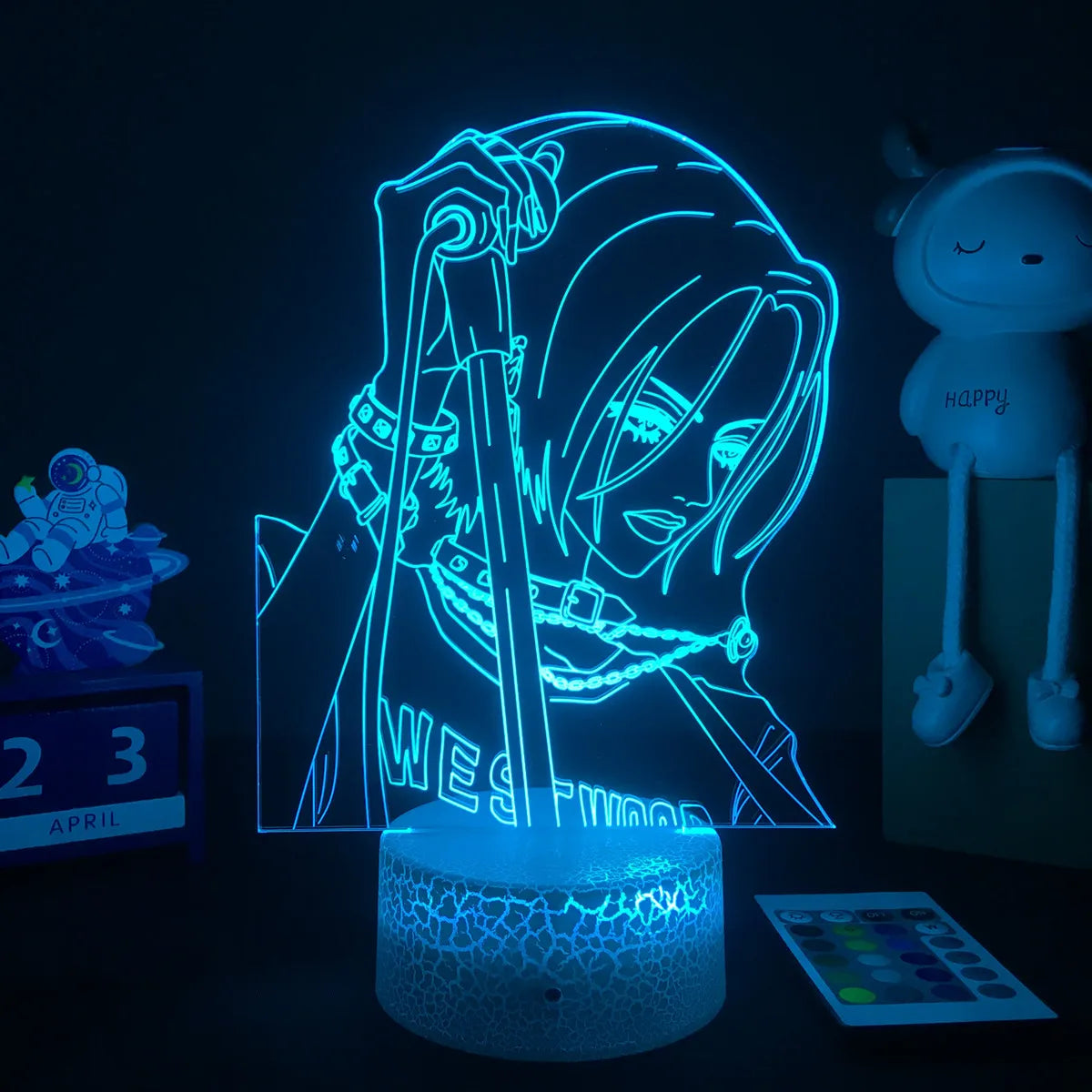 Anime Nana 3D LED Nightlight for Bedroom Decor Table Lamp Nana Osaki Figure Kids Child Girls Light Manga