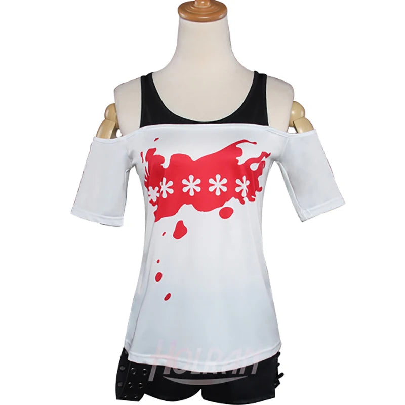 Women Costume Navi Futaba Sakura Shirt Cosplay Costume Coat Jakcet lolita punk halloween outfit