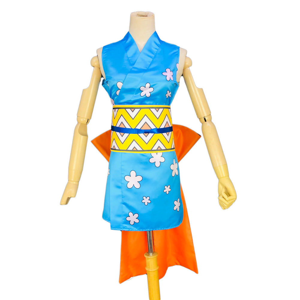One Piece Wano Country Nami Cosplay Costume – Anime Kimono Outfit 6