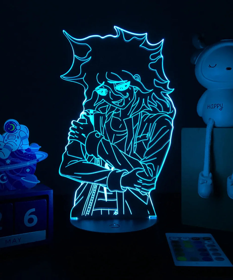 Anime Danganronpa V3 Nagito Komaeda Led Night Light Nagito Komaeda Game Figure Bedside Lamp for Bedroom Decor Kids Manga Gifts