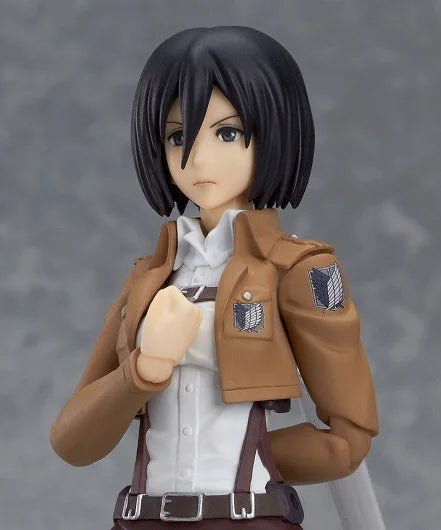 15cm Attack on Titan Levi Rivaille Rival Mikasa Ackerman Eren Jaeger Action figure toys doll Christmas gift with box