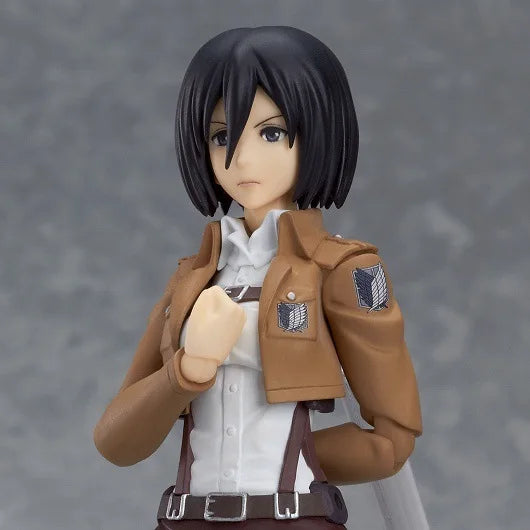 15cm Attack on Titan Levi Rivaille Rival Mikasa Ackerman Eren Jaeger Action figure toys doll Christmas gift with box