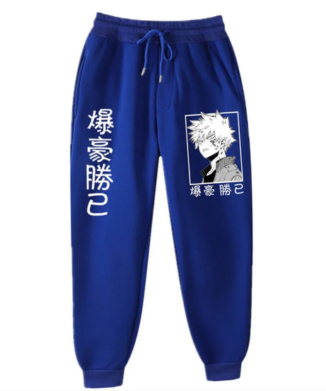 Anime My Hero Academia Katsuki Bakugo Harajuku Men's Pants Print Joggers Male Trousers Casual Sweatpants Sweatpants