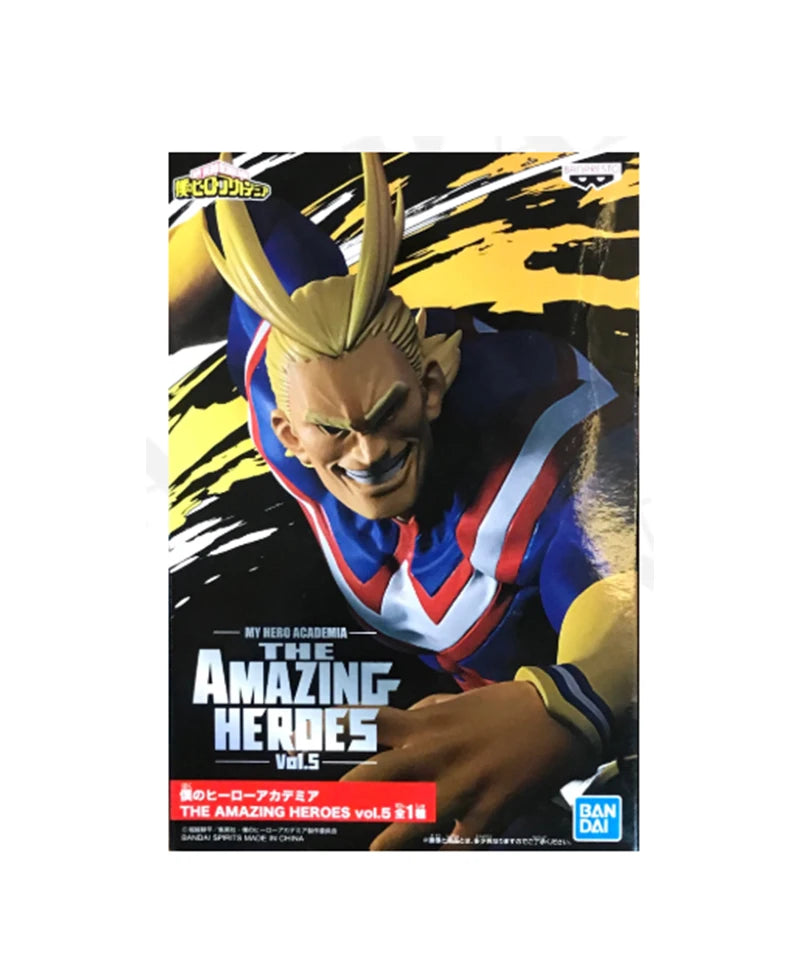 Genuine My Hero Academia Battle Vol.5 17cm All Might PVC Action Figure Anime Model Toys Gift