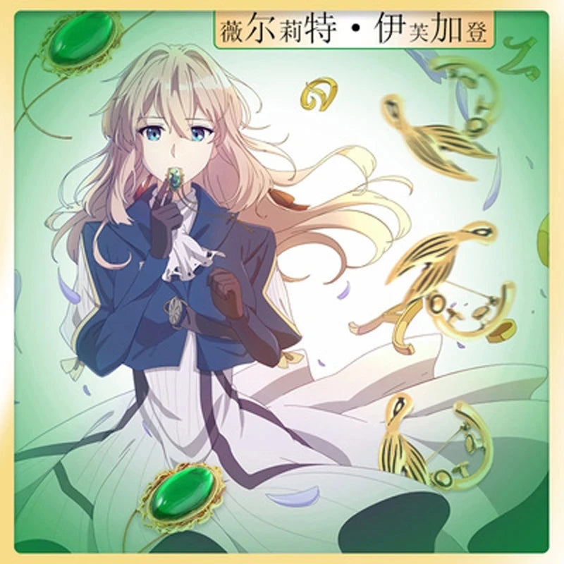 New Anime Violet Evergarden Cosplay Necklace Woman Jewelry Fans Collection Props Girls Gift Pendant Accessories