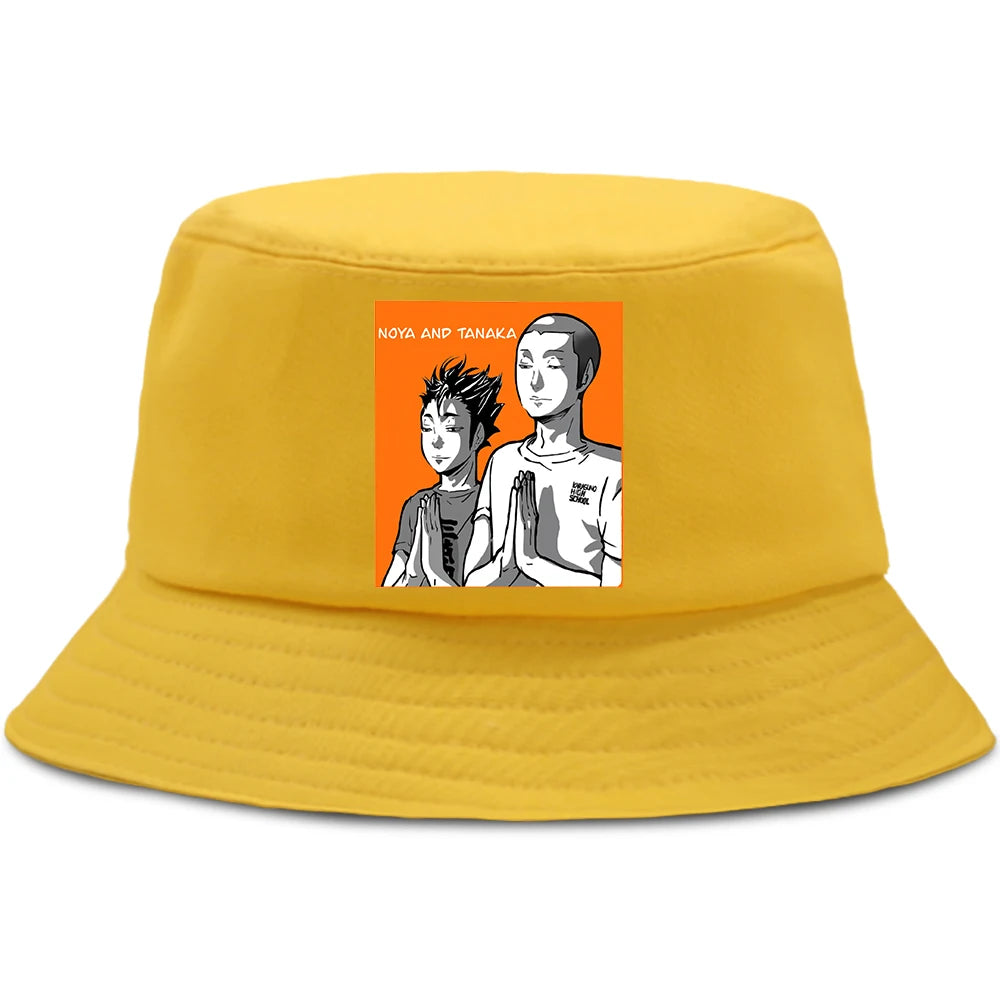 Haikyuu Noya and Tanaka Panama Anime Print Bucket Hat – Otakuen