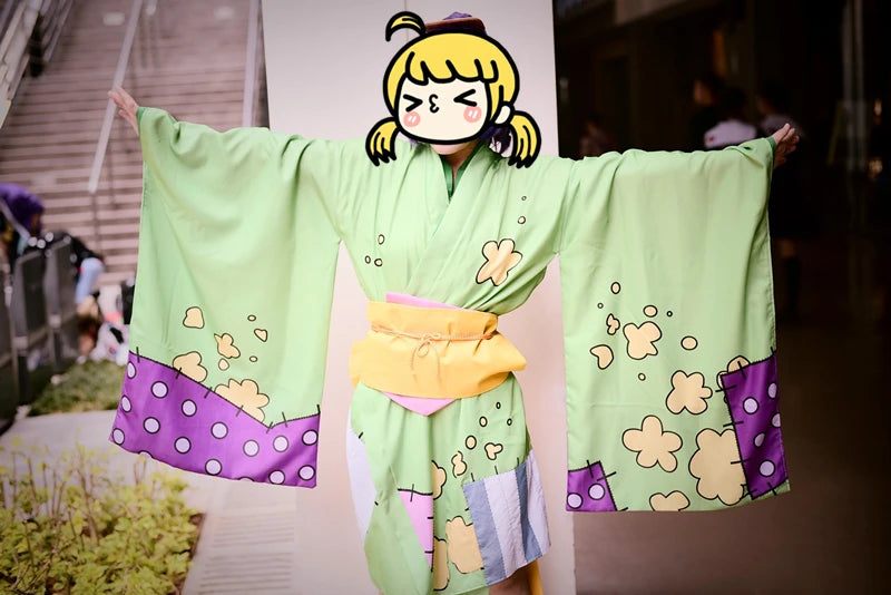 One Piece Wano Country Otama Cosplay Costume – Anime Kimono Outfit 4