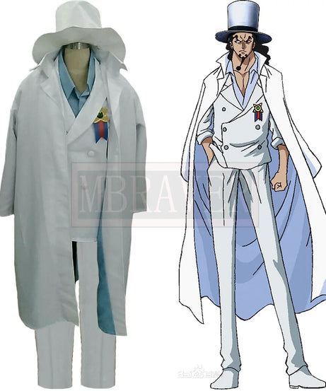 Rob Lucci CP0 Cosplay Costume – One Piece Custom Outfit for Halloween & Parties