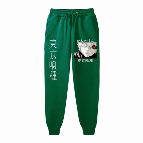 Winter Men's Joggers Brand Trousers Tokyo Ghoul Anime Printing Casual Pants Sweatpants Running Sporting Clothing