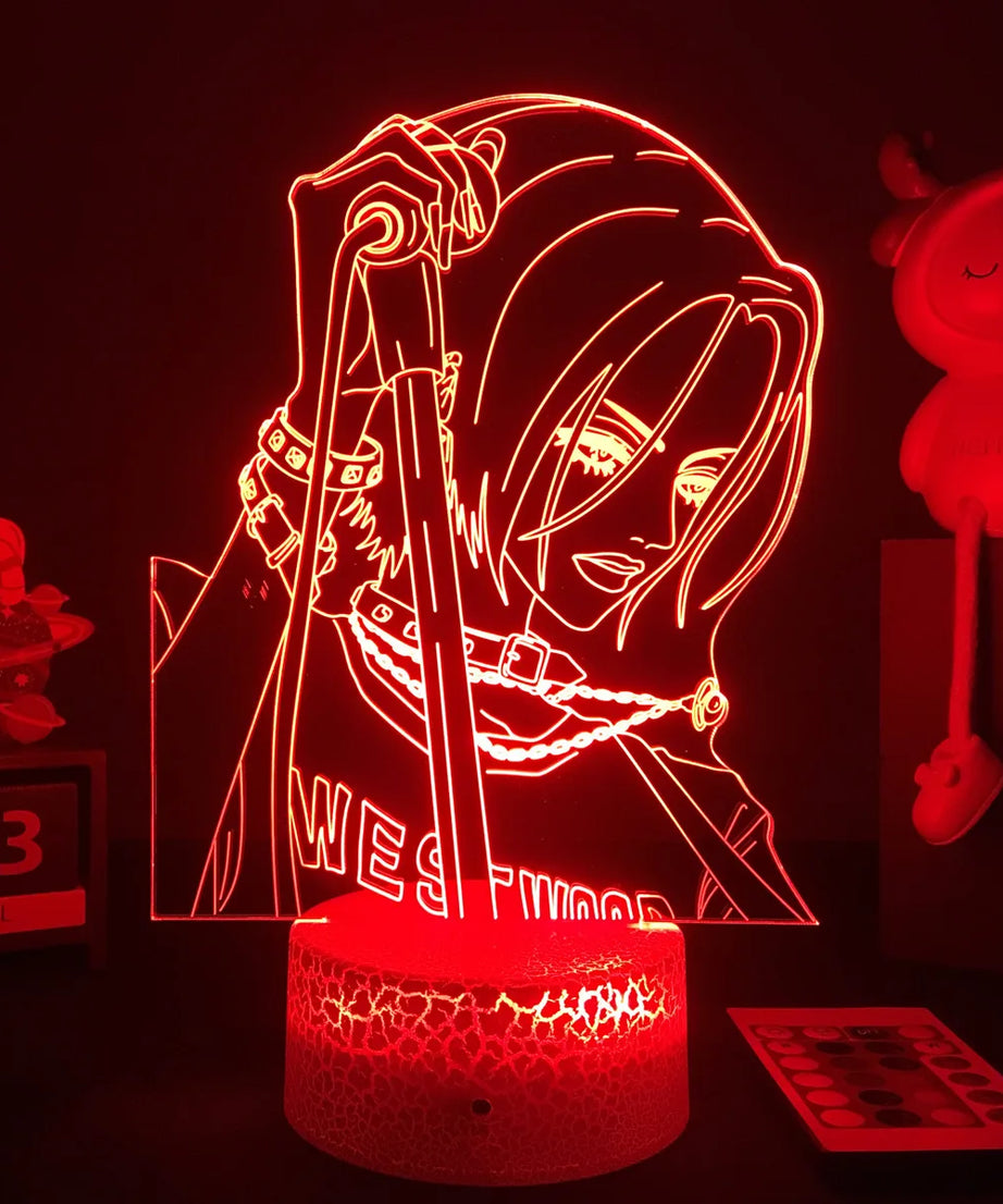 Anime Nana 3D LED Nightlight for Bedroom Decor Table Lamp Nana Osaki Figure Kids Child Girls Light Manga