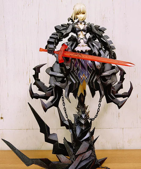 NEW hot 23cm Fate Zero Fate stay night black saber Arturia Pendragon action figure toys collection Christmas gift no box