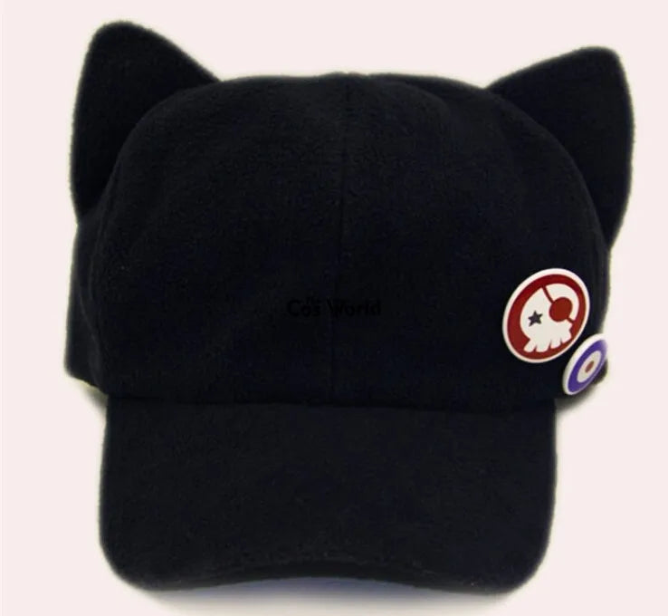 Evangelion Asuka Cat-Ear Cap — Fleece Baseball Hat 6