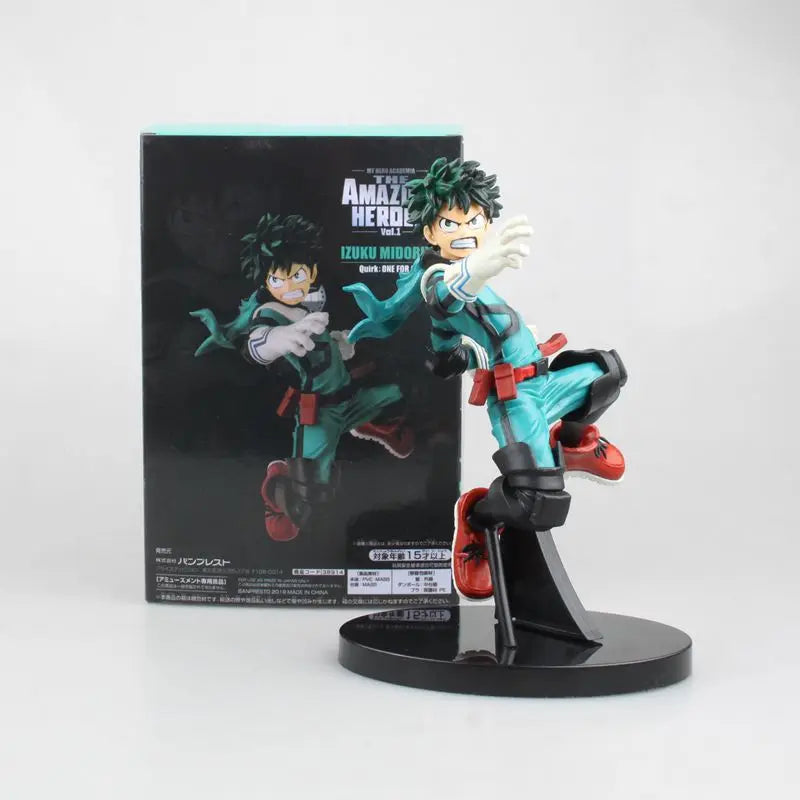 NEW hot 17cm My Hero Academia Midoriya Izuku Combat move Action figure toys doll Christmas gift with box