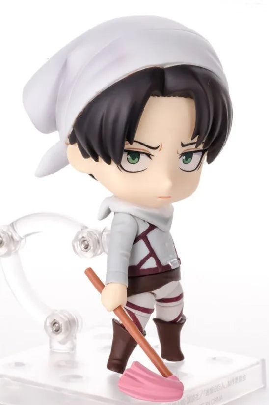 Attack on Titan Levi Ackerman (Cleaning) Mini Action Figure — 10cm (Boxed) 4