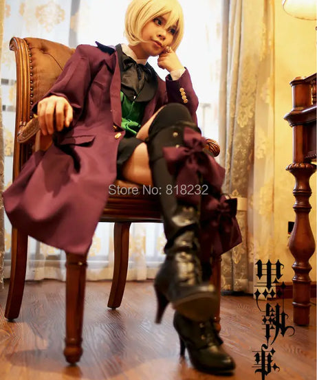 Kuroshitsuji Alois Trancy Uniform Outfits Customizable Anime Cosplay Costumes