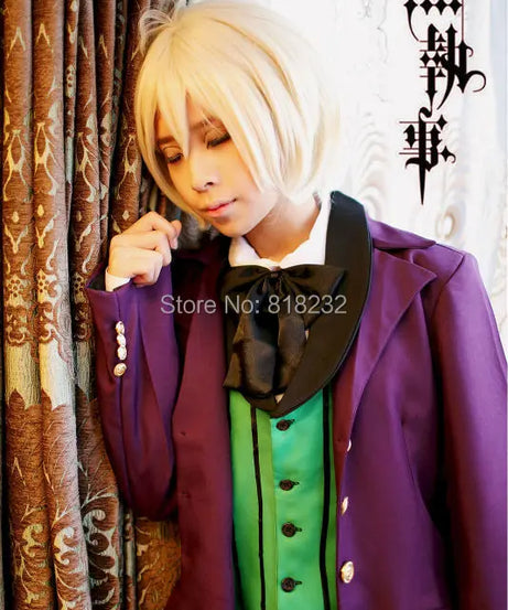 Kuroshitsuji Alois Trancy Uniform Outfits Customizable Anime Cosplay Costumes