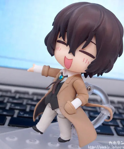 NEW hot 10cm Bungo Stray Dogs Stray Dogs Dazai Osamu 657 Action figure toys collection doll Christmas gift with box