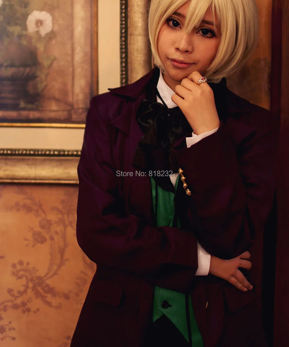 Kuroshitsuji Alois Trancy Uniform Outfits Customizable Anime Cosplay Costumes