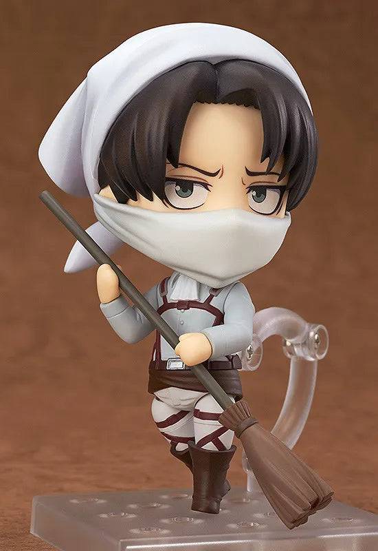 Attack on Titan Levi Ackerman (Cleaning) Mini Action Figure — 10cm (Boxed) 5